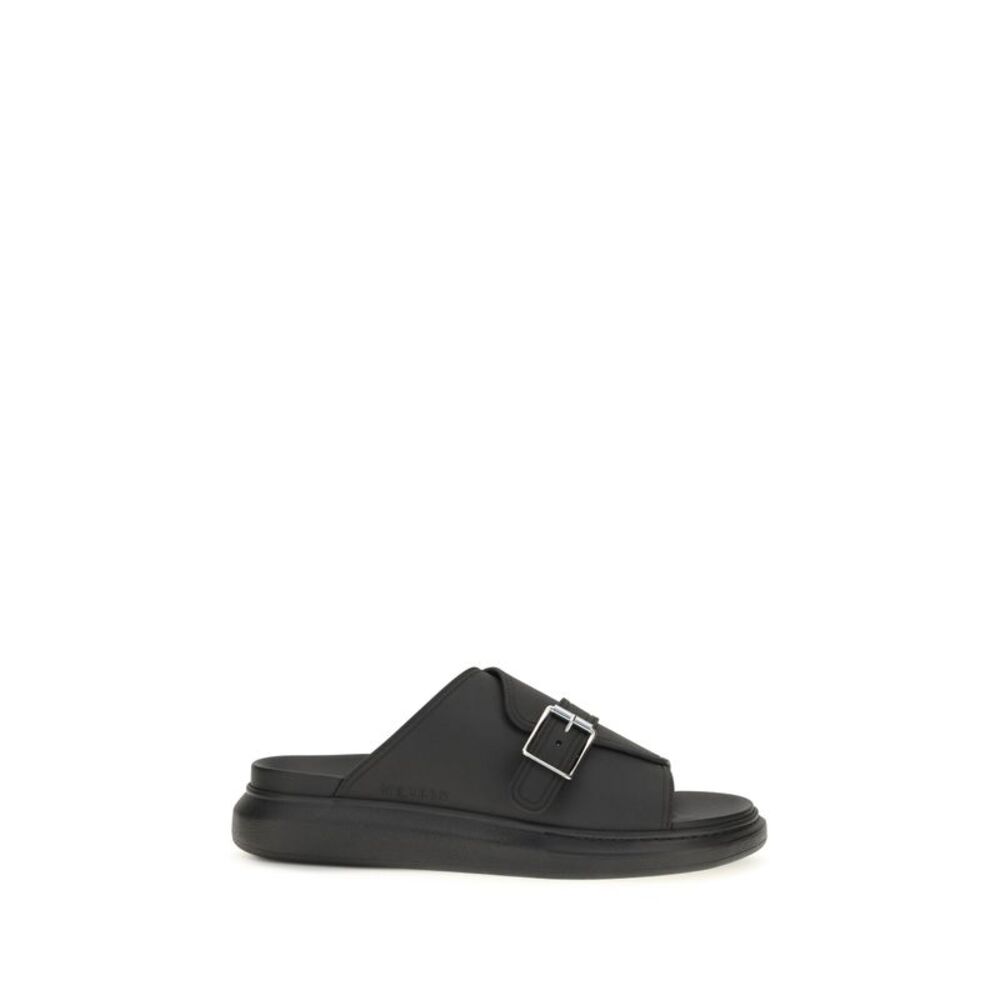 Alexander Mcqueen Men Buckle Slide Sandals